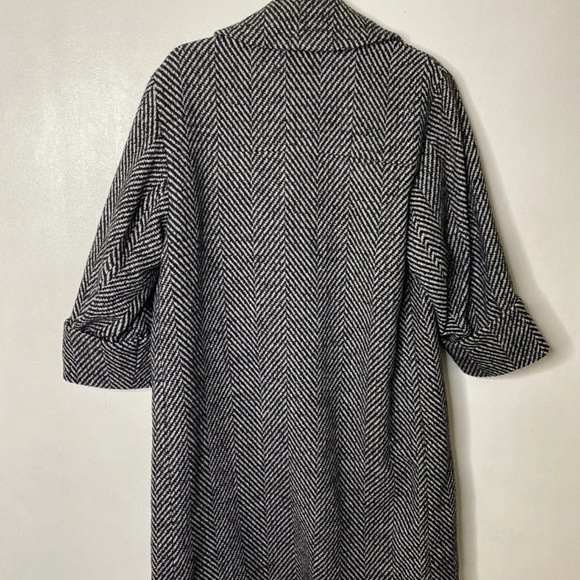ASOS oversized Herringbone coat. size 4 NWOT - Picture 4 of 7